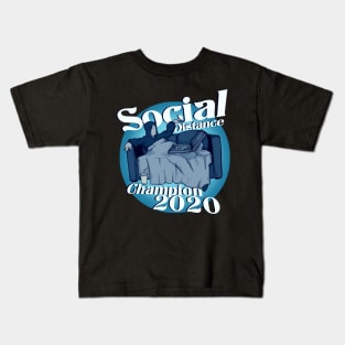 Social Distance Champion 2020 Kids T-Shirt